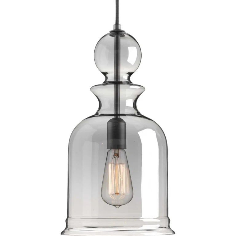 Graphite One Light Pendant from the Staunton Collection