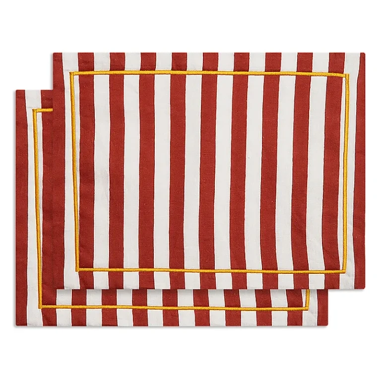 La DoubleJ Riviera Linen Placemats, Set of 2