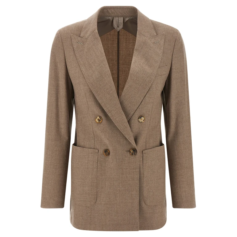 Max Mara Beige Cashmere Blazer Clothing - Women