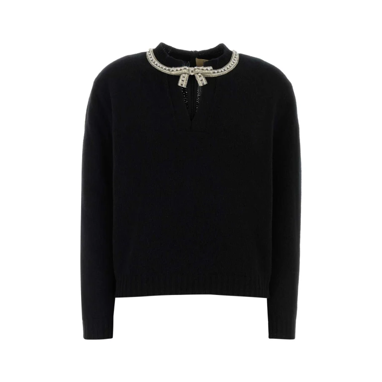 Moschino Black Wool Sweater