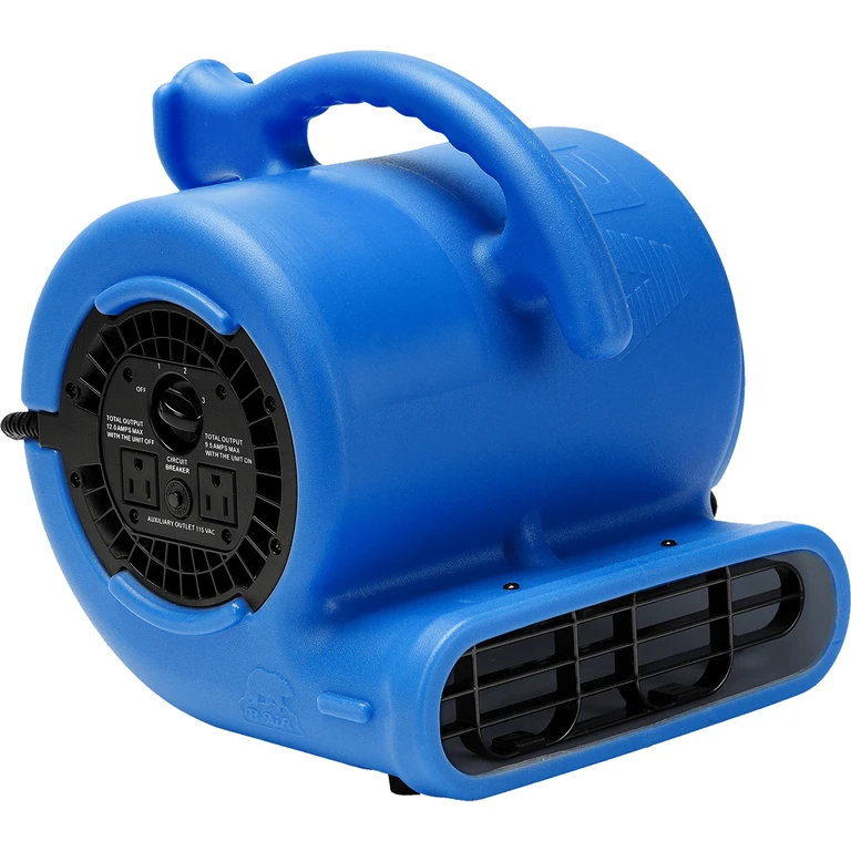 B-Air Vent VP-25 1/4 HP 900 CFM Compact Air Mover - Blue