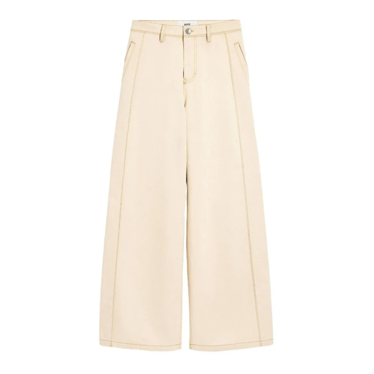 Ami Paris Jean Droit - Beige