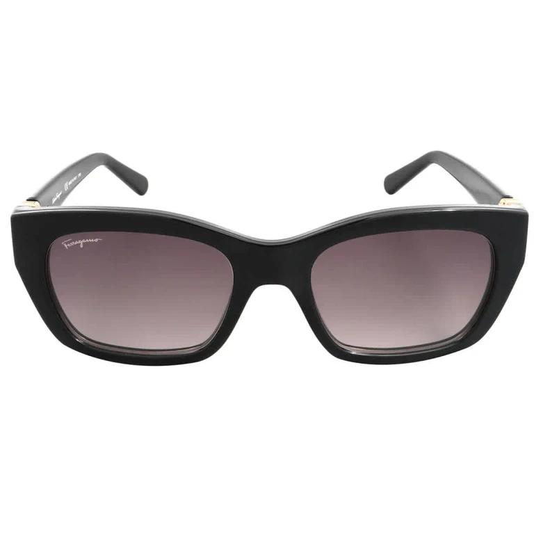 Ferragamo Grey Gradient Square Ladies Sunglasses SF1012S 001 53