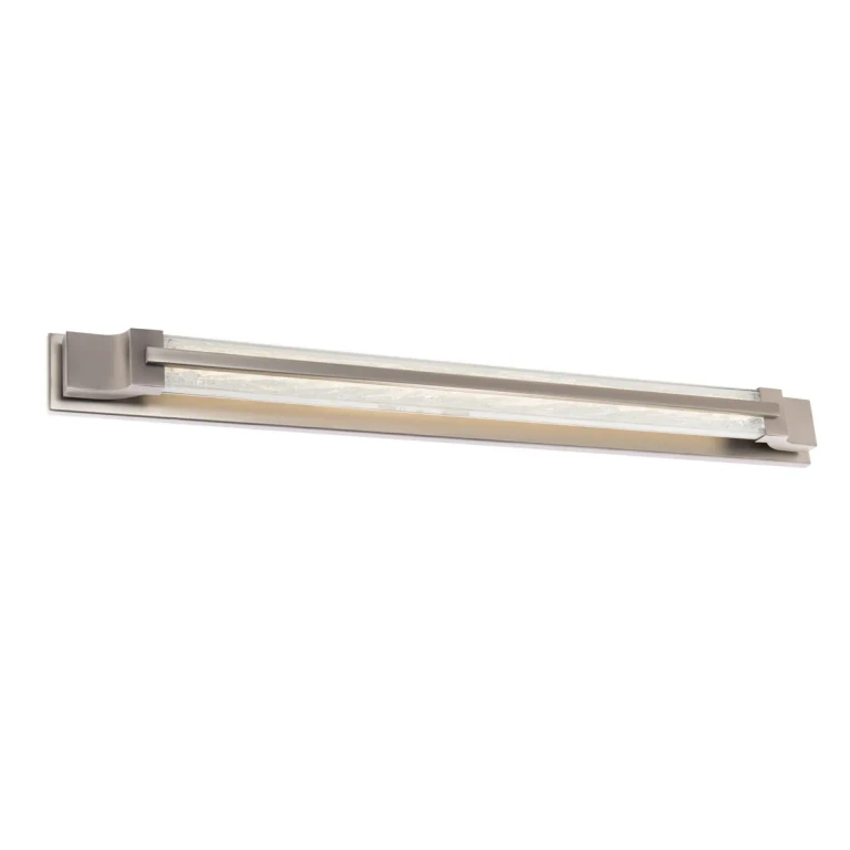 Aberdeen 1-Light LED Bathroom Vanity Light in Brushed Nickel