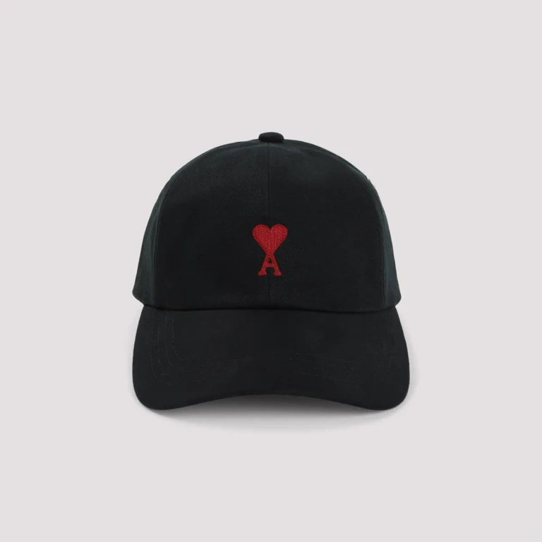 AMI PARIS Ami Red Adc 刺绣棒球帽