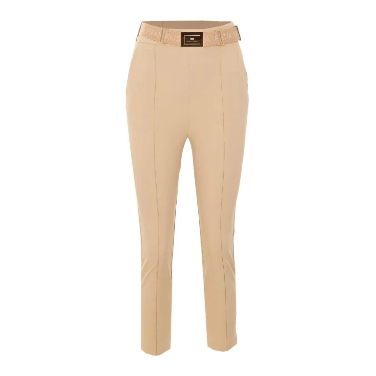 Elisabetta Franchi Pantalons Décontractés - Beige