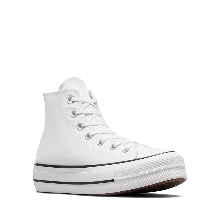 Converse Women's Chuck Taylor All Star Hi Top Black & White Platform Sneakers