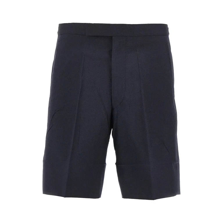 Prada Shorts aus leichtem Mohair mit Knitteroptik