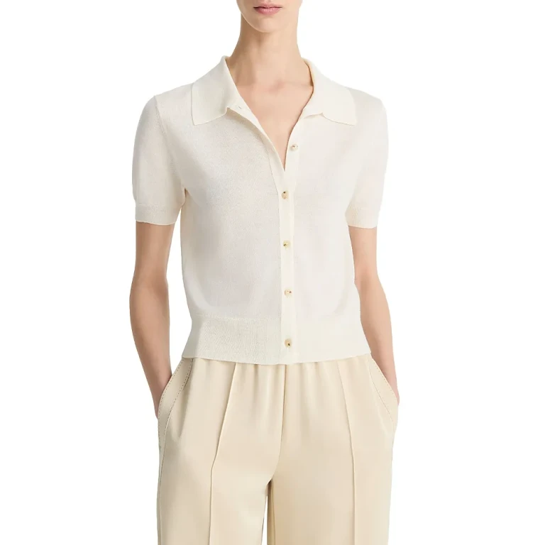 Vince Collared Button Up Top