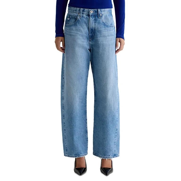 Ag Hattie High Rise Barrel Jeans in Blueprint