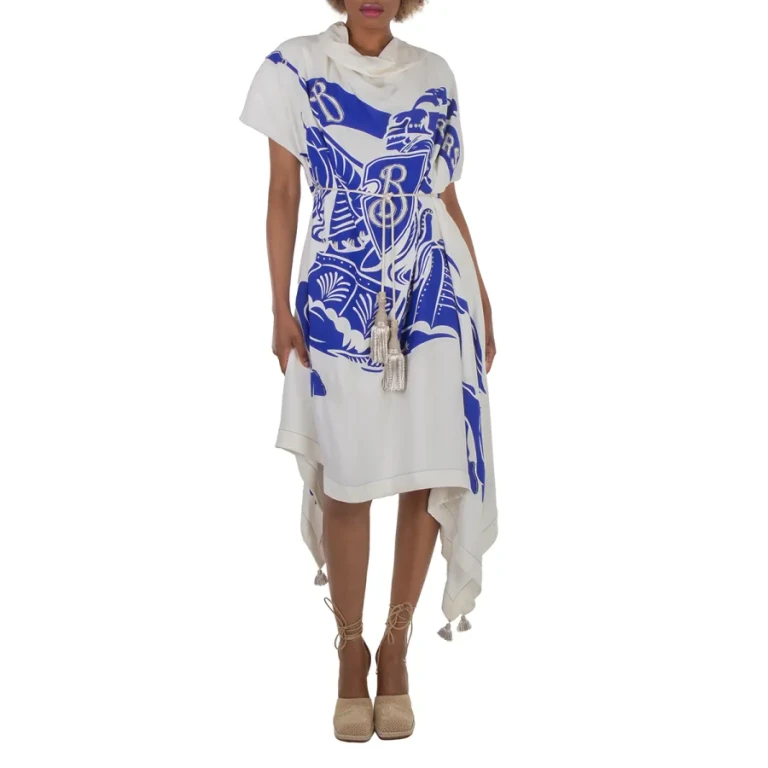 Burberry EKD Print Viscose Flag Dress
