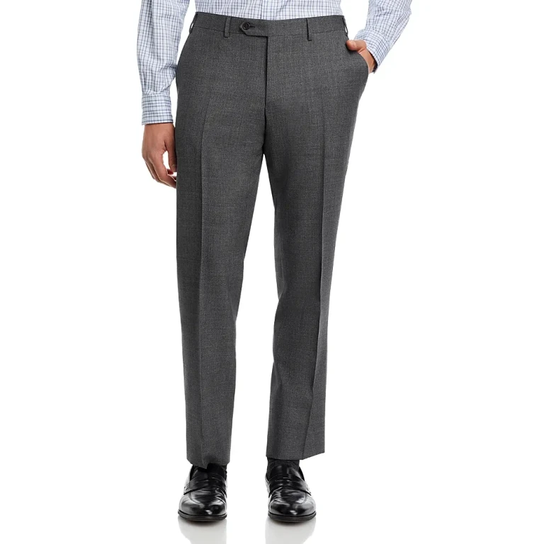 Canali Capri Wool Slim Fit Dress Pants