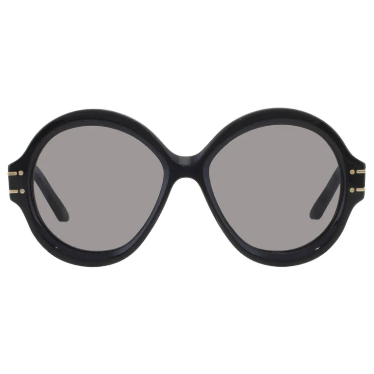 Dior Grey Round Ladies Sunglasses CD40048U 01A 57