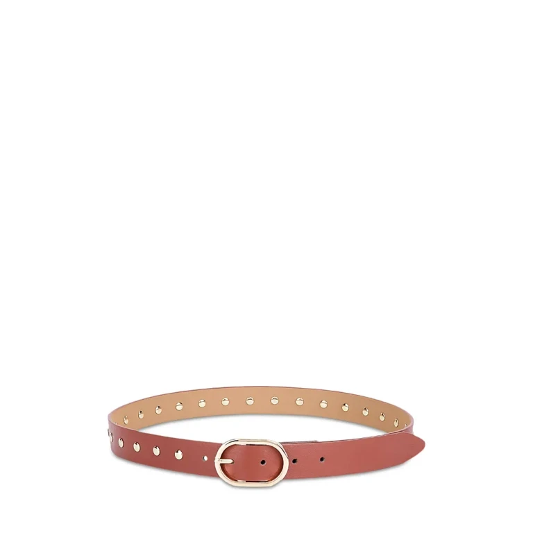Ettika Women's Boyfriend Stud Leather Belt