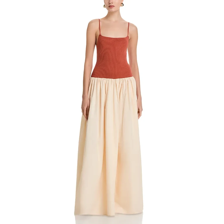 Toccin Orielle Drop Waist Maxi Dress