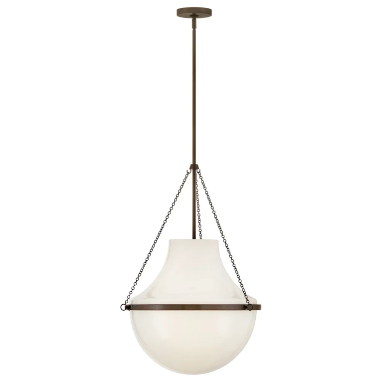 Heritage Bronze LED Pendant from the Collins Collection