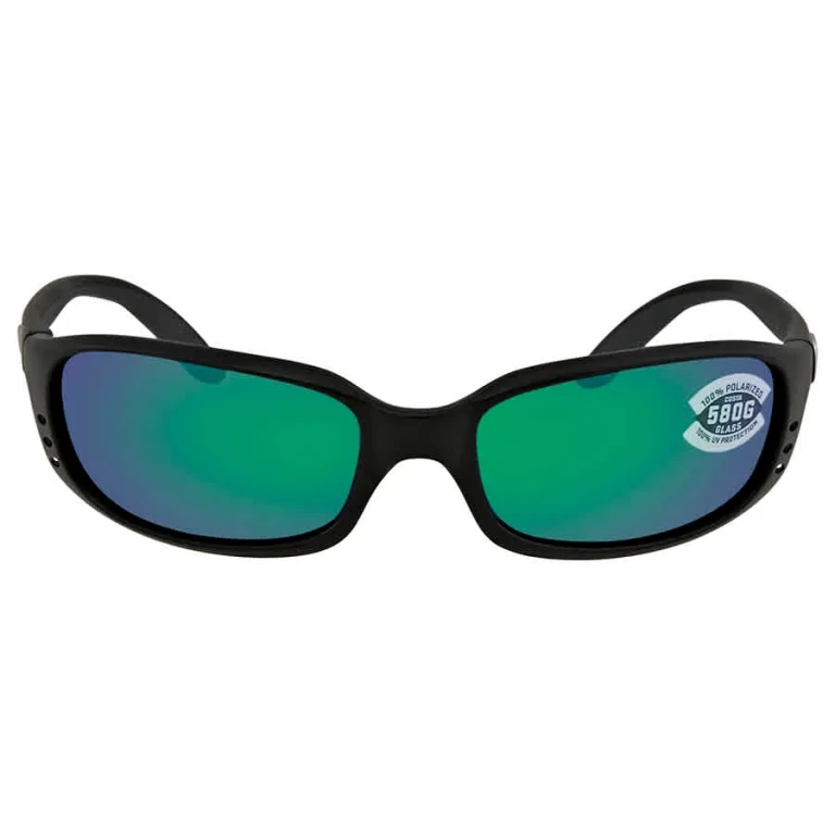 Costa Del Mar BRINE Green Mirror Polarized Glass Mens Sunglasses BR 11 OGMGLP 59