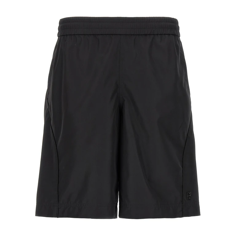 Givenchy Black Polyester Bermuda Shorts - Men