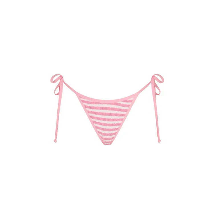 MC2 Saint Barth Norah Striped Crinkle Cheeky Swim Briefs