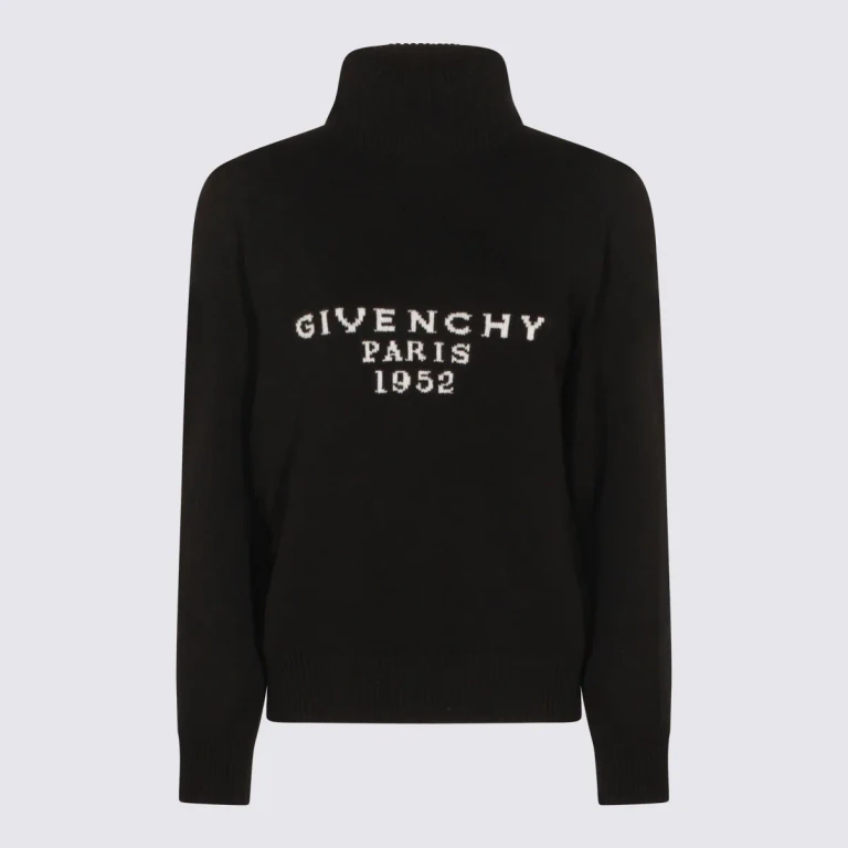 Givenchy Black Wool Knitwear