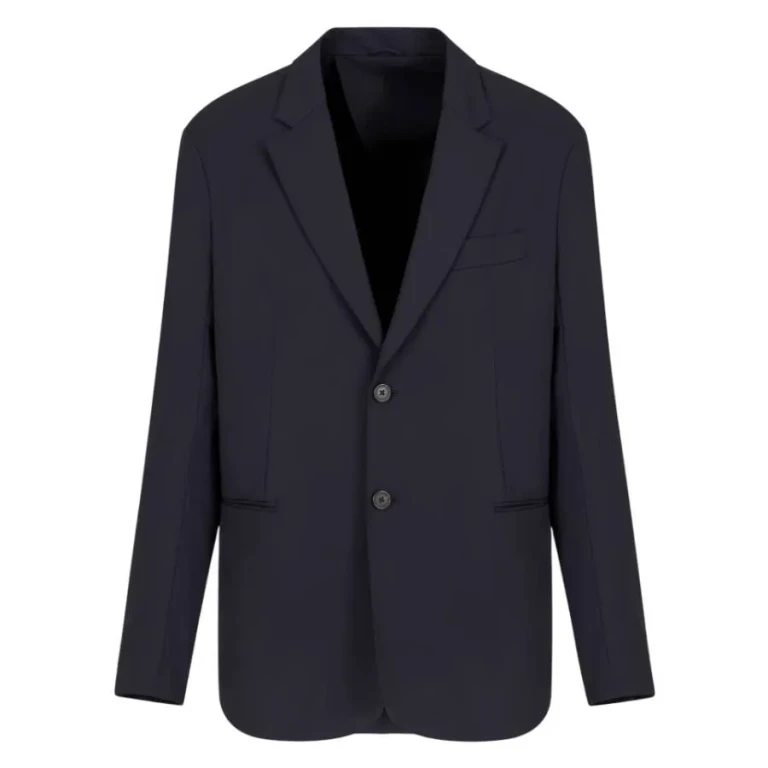 Emporio Armani Travel Essentials Textured Blazer Jacket