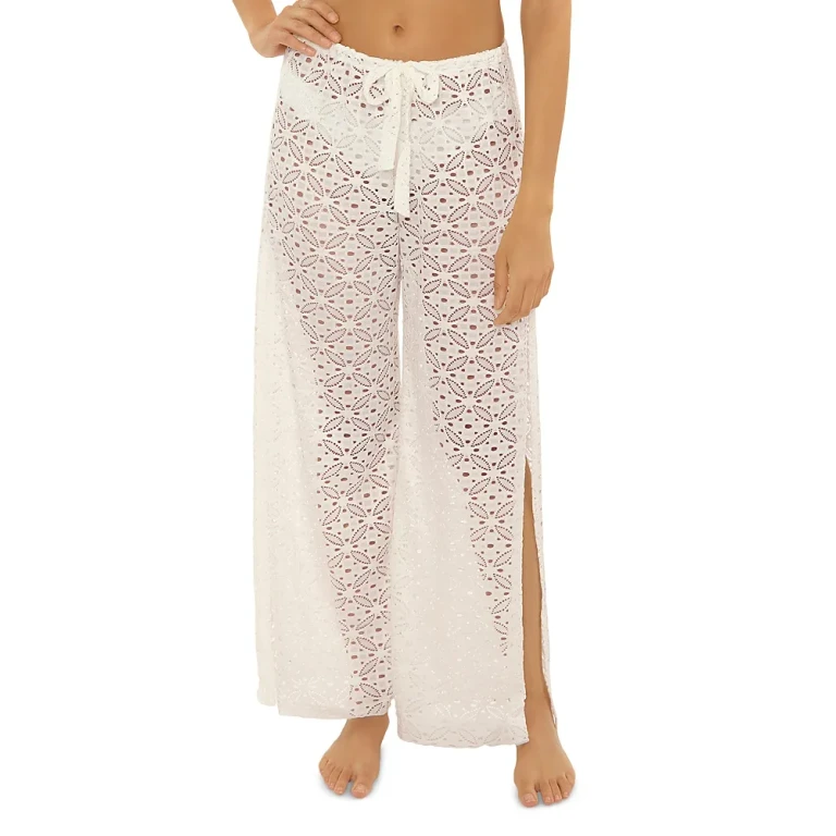 Becca by Rebecca Virtue Las Colinas Lace Swim Cover-Up Pants
