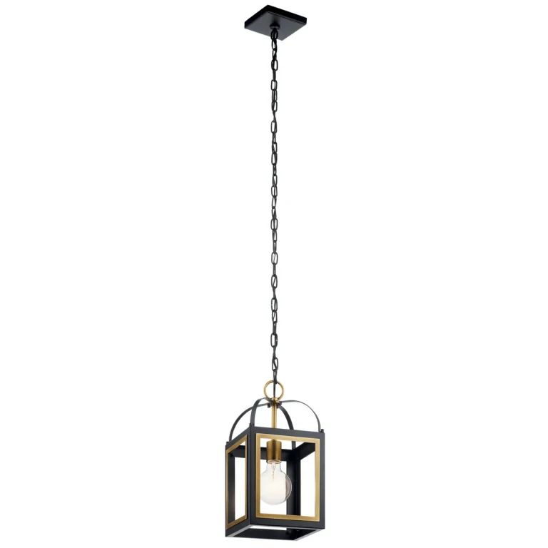 Vath 8" Pendant Light in Black