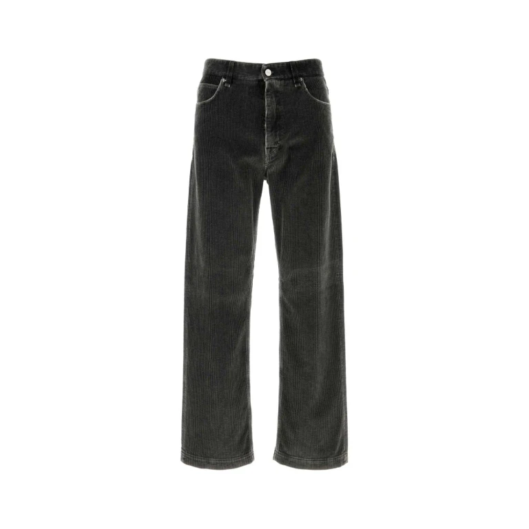 Fendi Charcoal Corduroy Pant