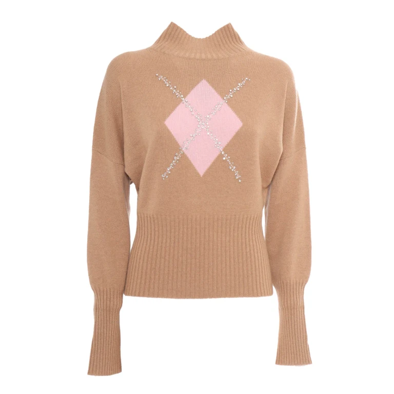 Max Mara Studio Nuccia Camel Sweater/tank/top