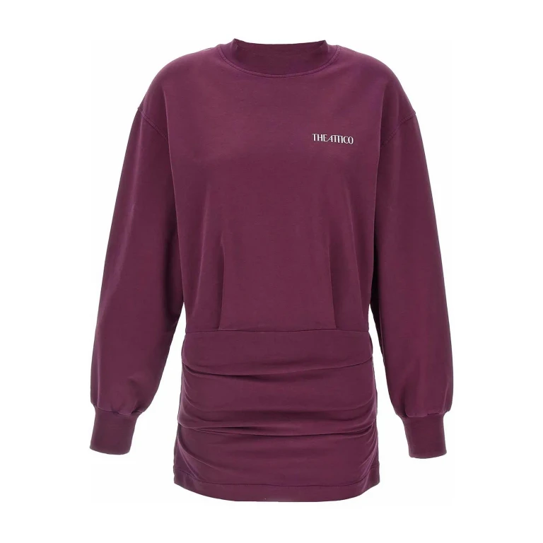 The Attico Robe Courte - Rouge Brun