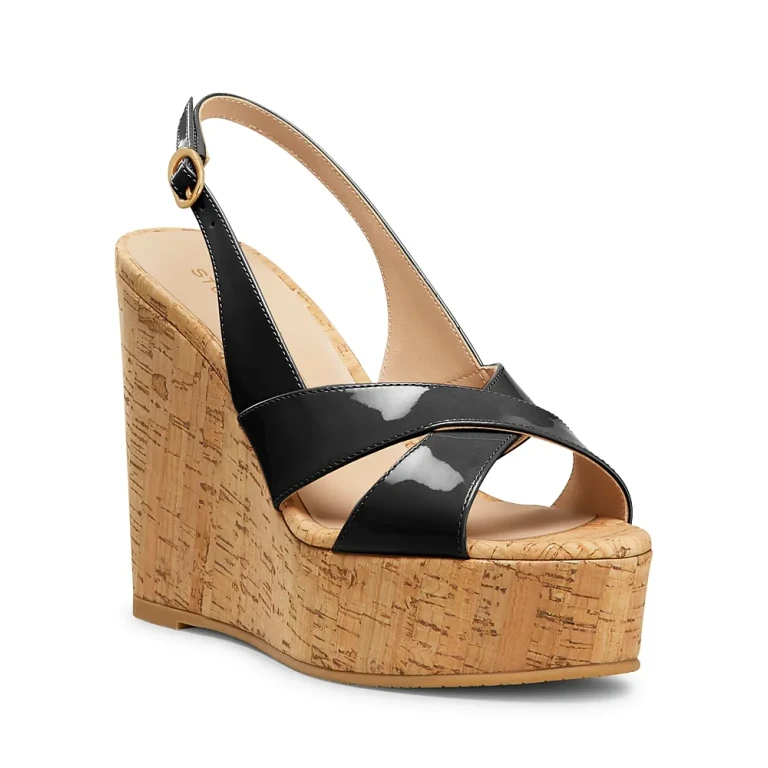 Stuart Weitzman Women's Dayna Slingback Wedge Sandals