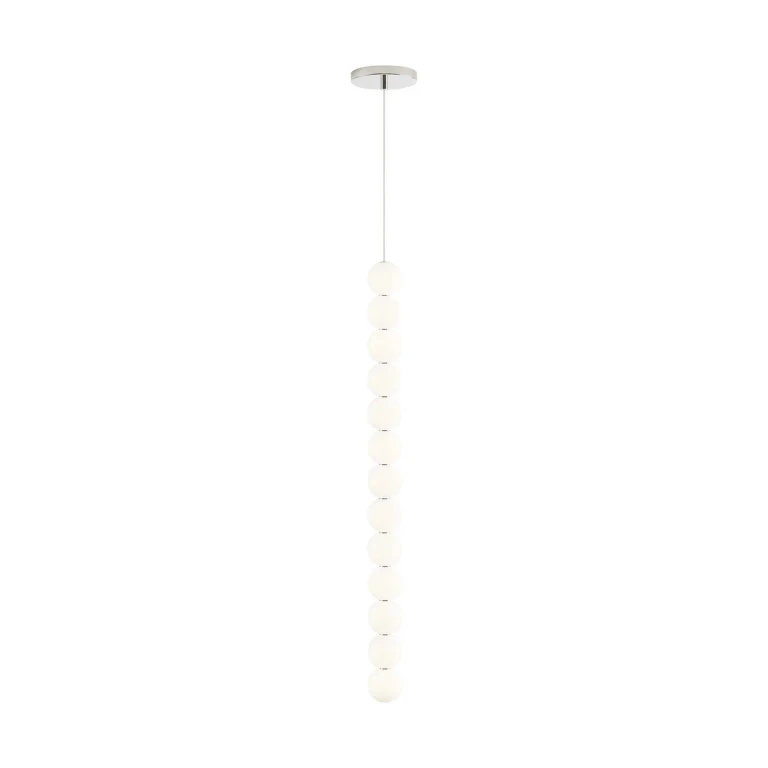 Polished Nickel LED Pendant from the Orbet Collection