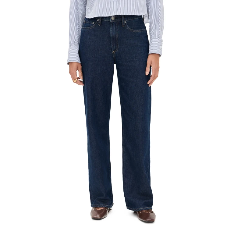 rag & bone Featherweight Logan Wide Leg Jeans Welbk 33