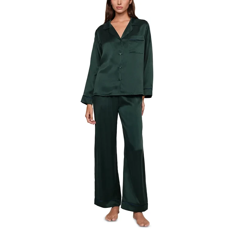 Eberjey Inez Washable Silk Long Pajama Set