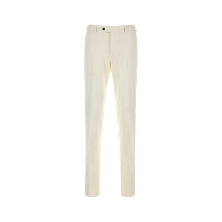 Pt Torino White Stretch Cotton Blend Style Joggers 0010 Pantaloni - Men