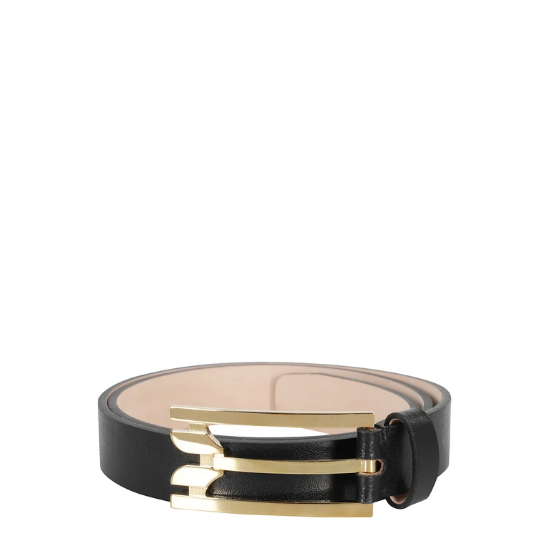 Victoria Beckham Regular Pin-buckle Belt Black Calf - Bos Taurus (farmed) Cintura - Women