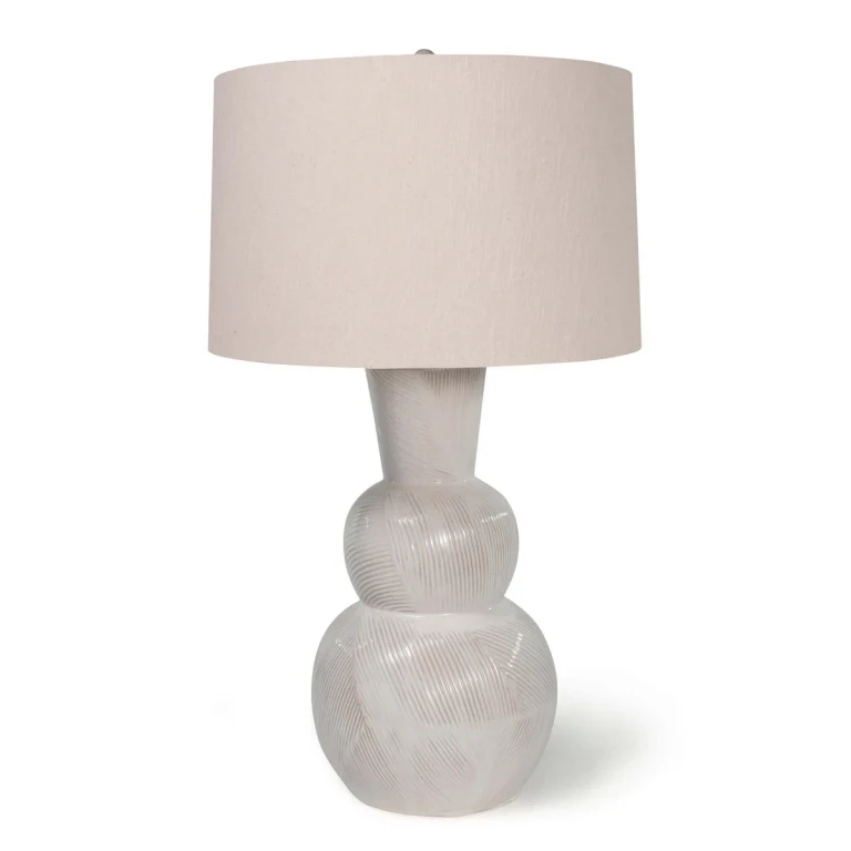 White Table Lamp from the Hugo Collection