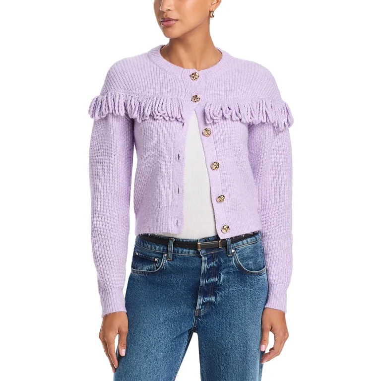 Generation Love Shifra Crewneck Cardigan Sweater