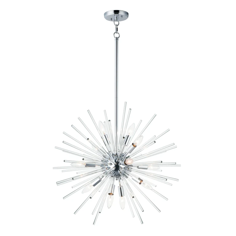 Polaris 23" 12-Light Pendant in Polished Chrome