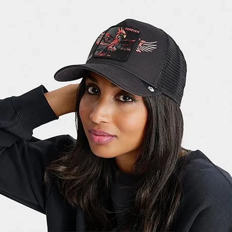 Goorin Bros. Forever Trucker Hat in Black/Red