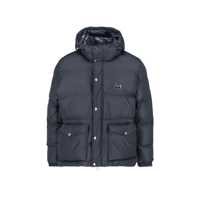 Dolce & Gabbana Logo Plaque Down Jacket