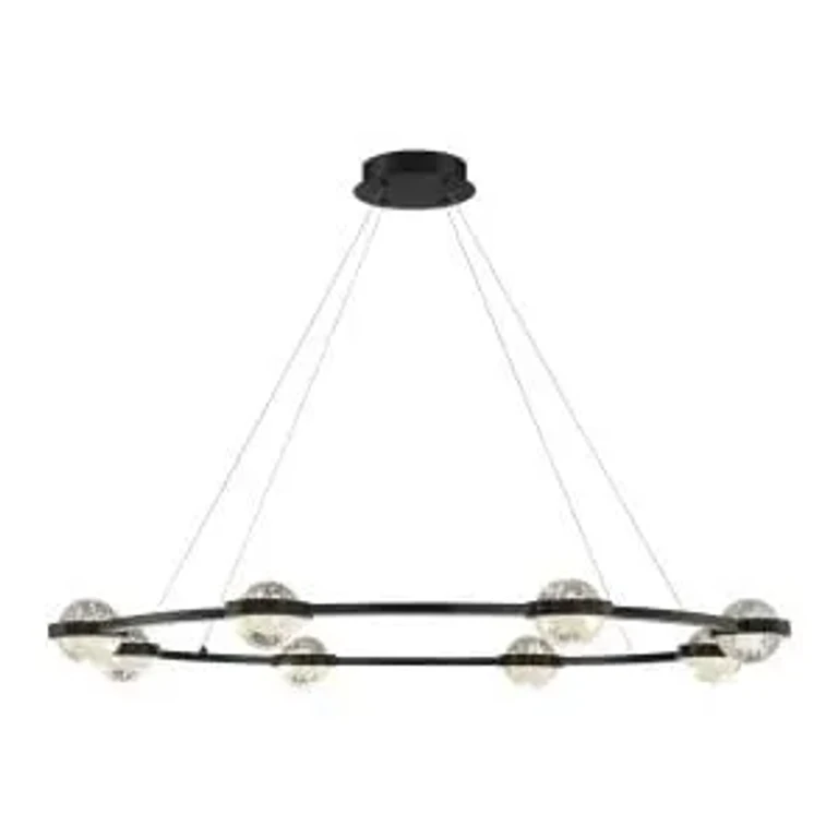 Black LED Chandelier from the Circolo Collection