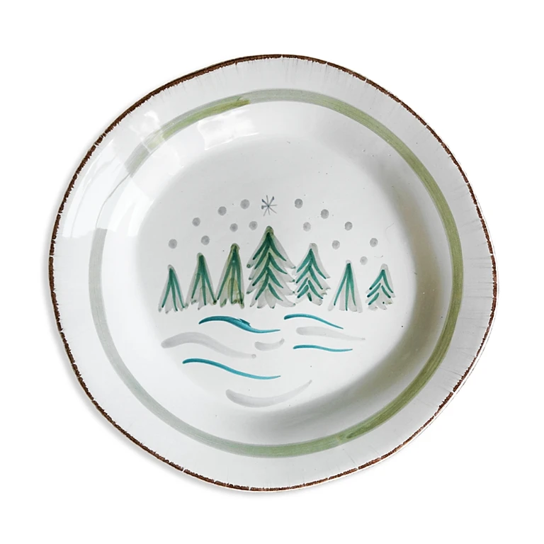 La Gabbianella Cortina Serving Platter, Winter Trees