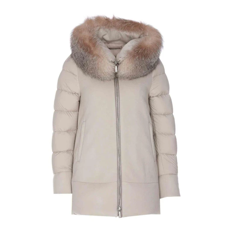 Moorer Casual Jas - Beige