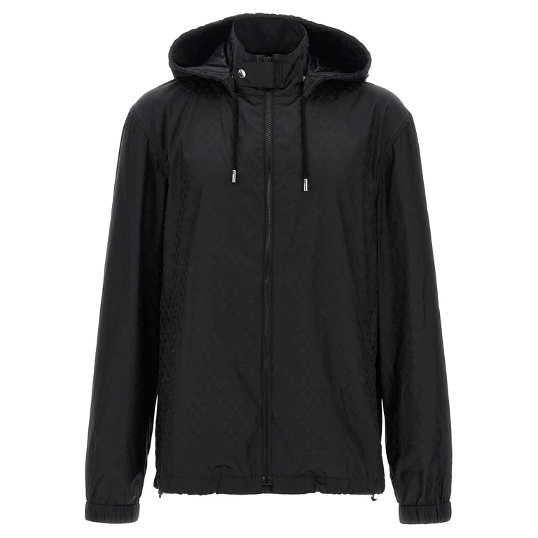 Black Polyamide Shell Jacket Clothing - Men