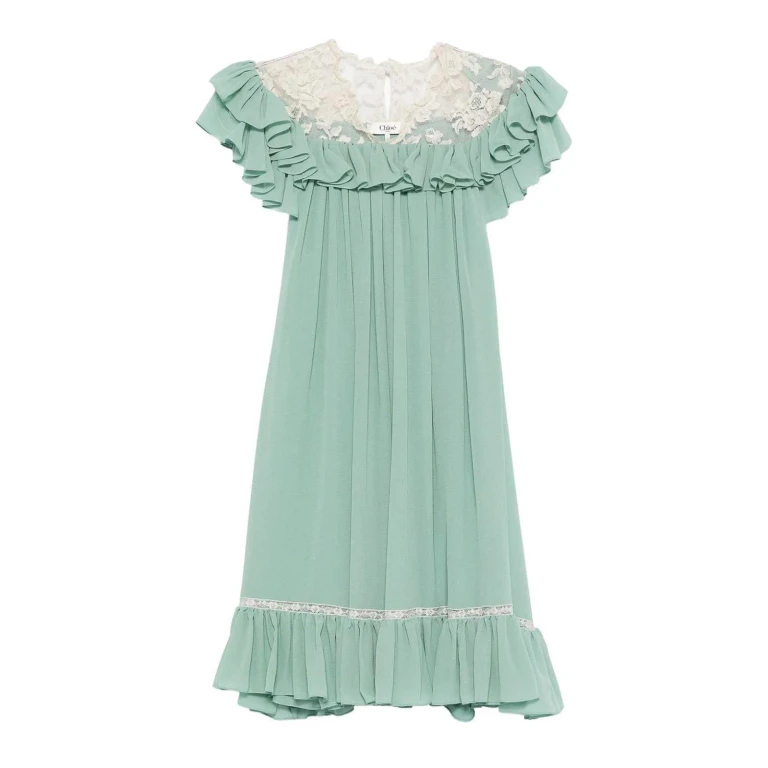 Chloe' Robe Courte - Vert