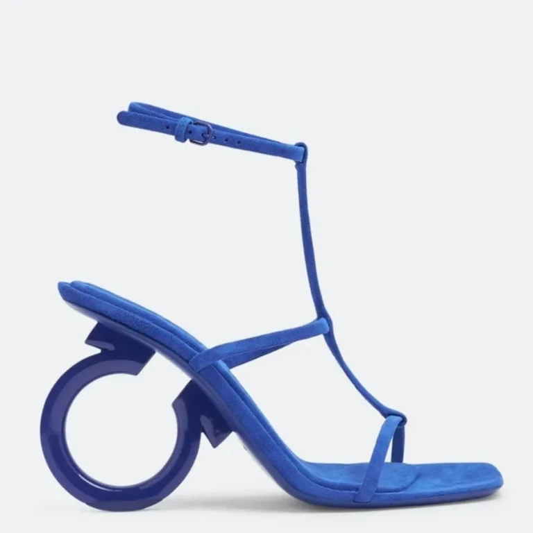 Ferragamo Elina T-Strap Gancini Sandals