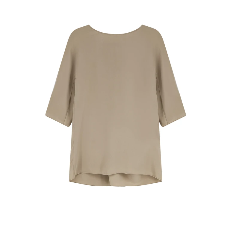Max Mara T-shirts and Polos Sand Seta - Women