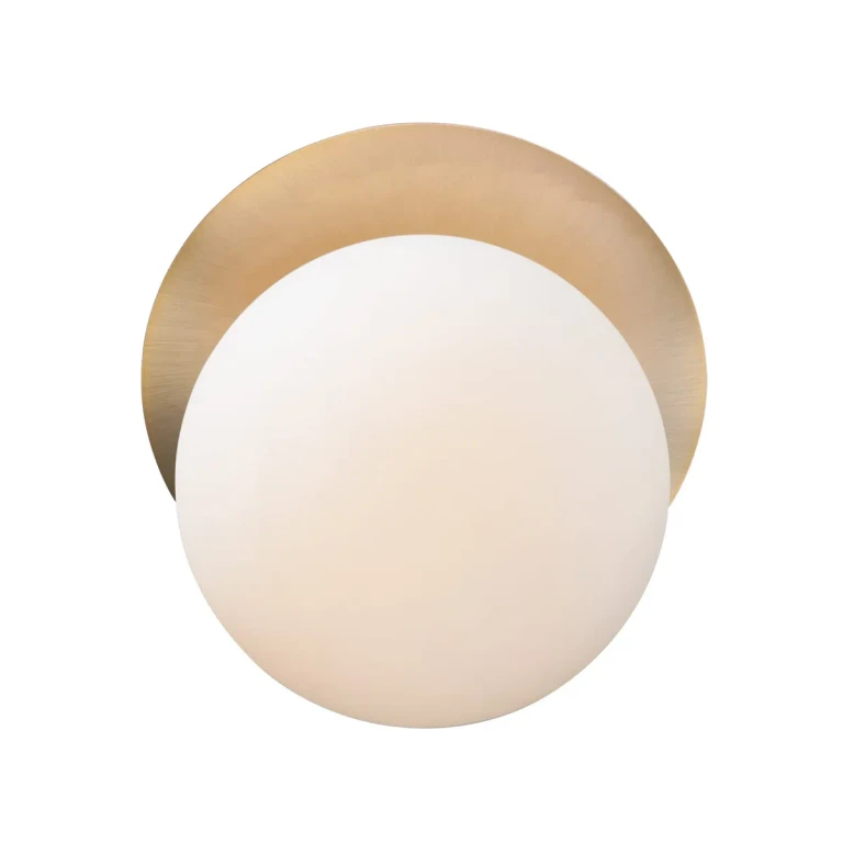 Maxim Vesper Wall Sconce in Satin Brass and Black