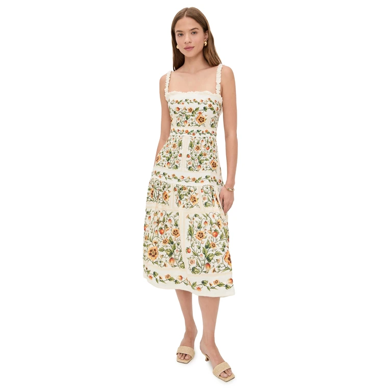 Agua by Agua Bendita Nispero Uchuva Midi Dress Multicolor M
